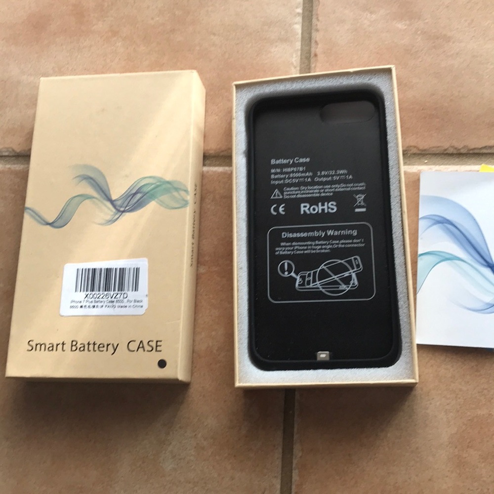I phone 7 plus smart battery case